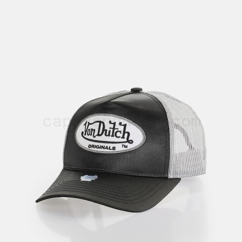 (image for) Von Dutch Originals -Trucker Boston Cap, black/grey F0817888-01414 Bis Zu 80% Rabatt